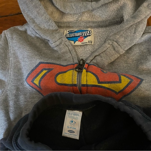 Old Navy Sweatpants Set Superman Size 12-18 Months - Picture 5 of 6